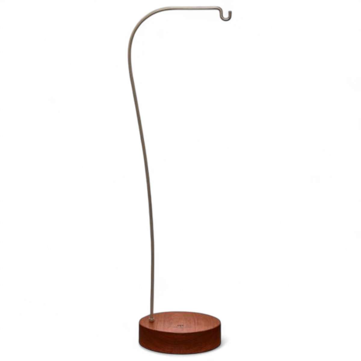 Support carillon design en bois de Ki Bawang et acier, modèle 1 crochet pour carillon Koshi ou Zaphir