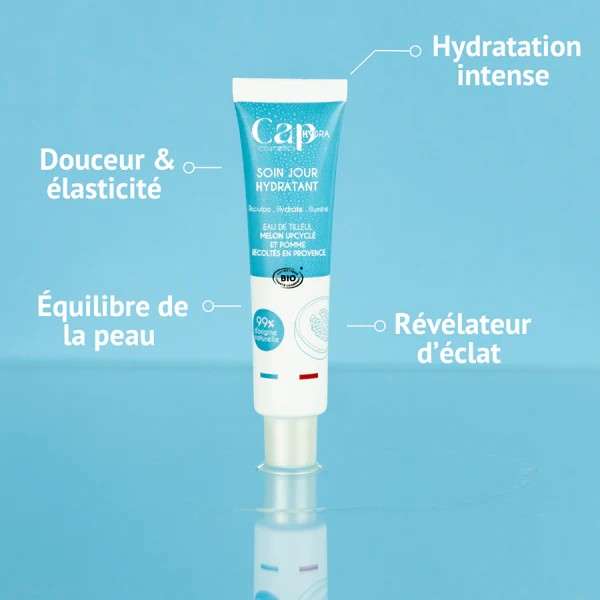Crème hydratante Cap Hydra  hydratation intense, éclat, élasticité, équilibre cutané, douceur pour la peau du visage