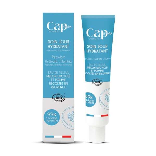 Crème hydratante bio visage – Soin de jour 40 ml - Cap hydra