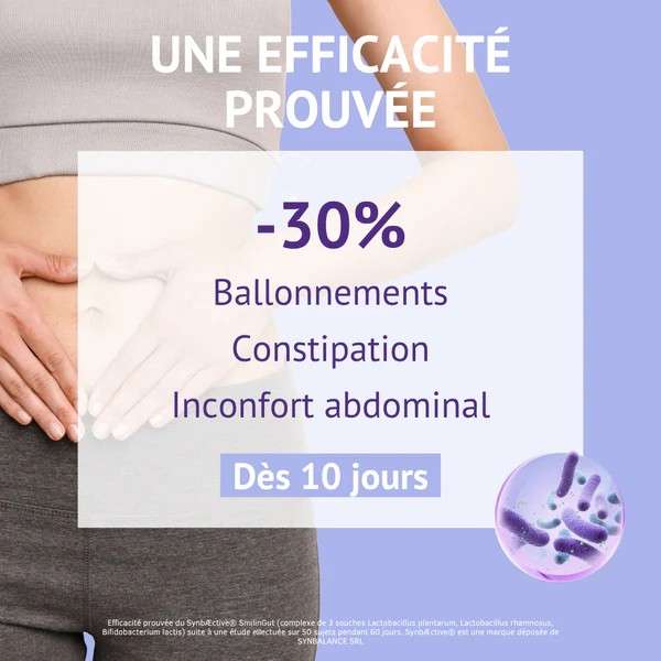 Packaging complet Nutribiotique Équilibre Digestif Nutrivie, cure probiotique et prébiotique pour le confort intestinal