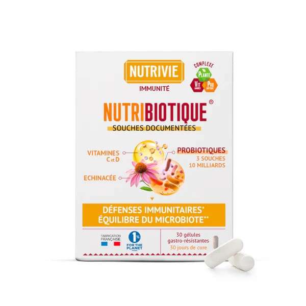 Nutribiotique® Immunité – Probiotiques pour les défenses naturelles