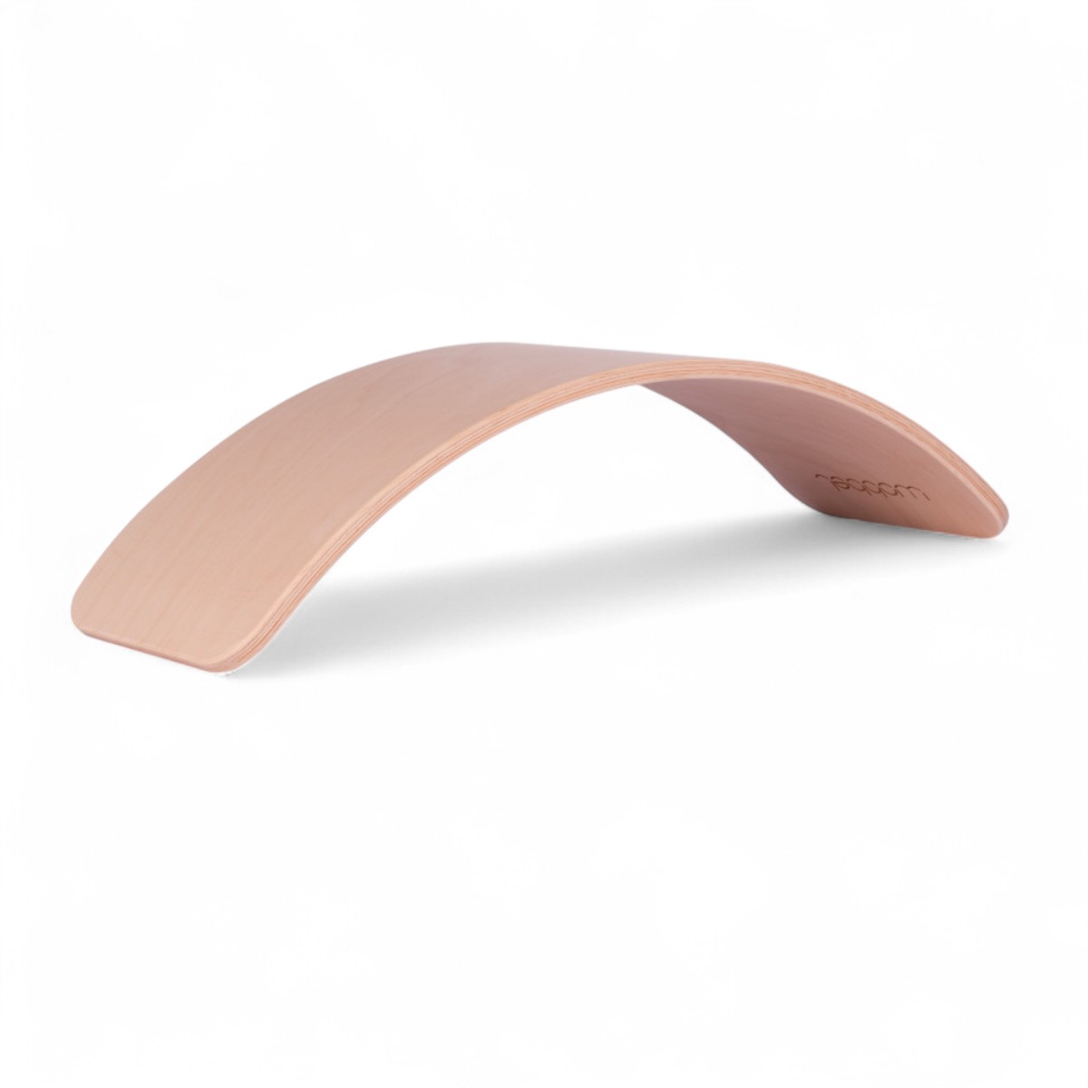 Wobbel Original Laqué Transparent – Planche d’Équilibre en Bois Verni