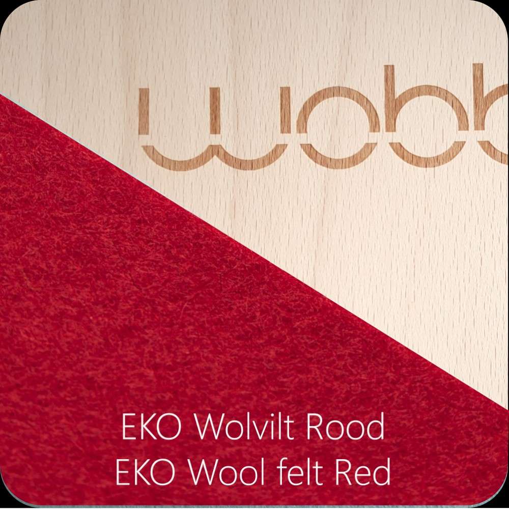 Wobbel Transparent Red