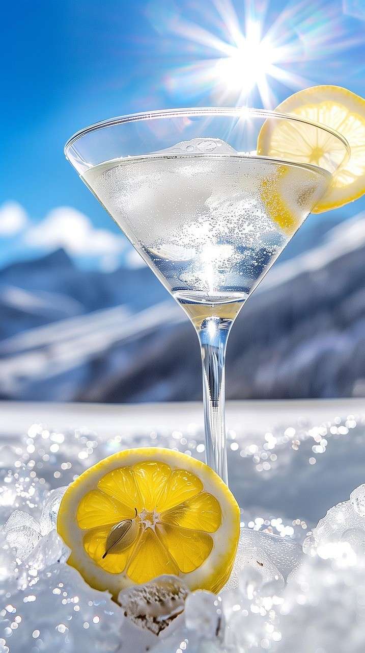Deux verres d’eau fraîche avec glaçons, illustrant la différence entre eau acide et eau basique
