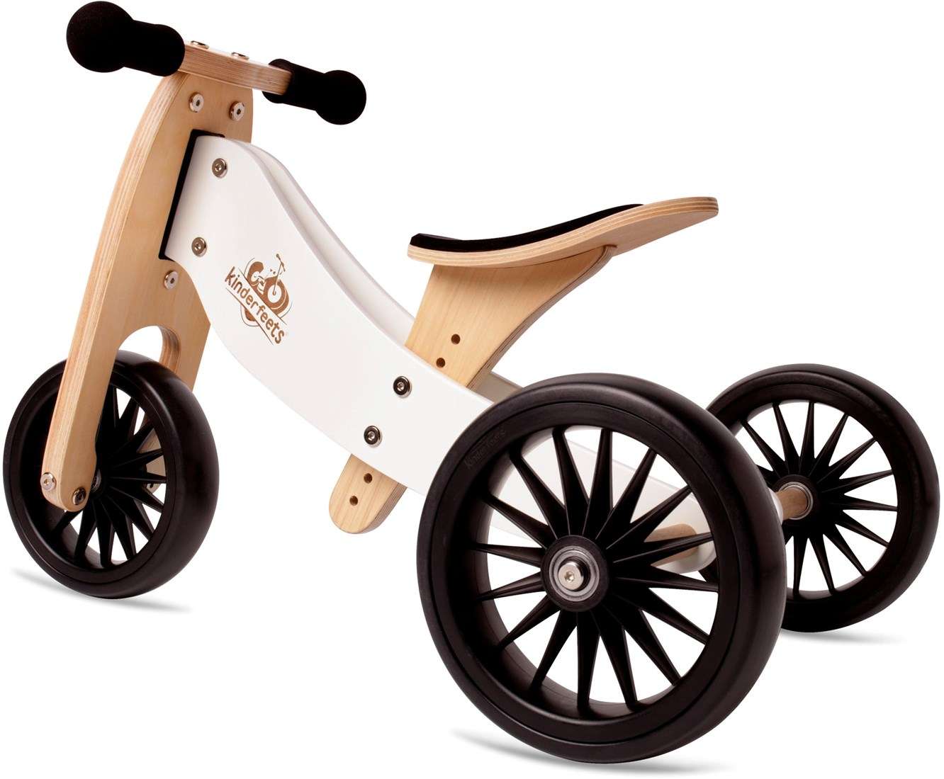 Draisienne et Tricycle 2-en-1 Kinderfeets Tiny Tot Plus – Blanc
