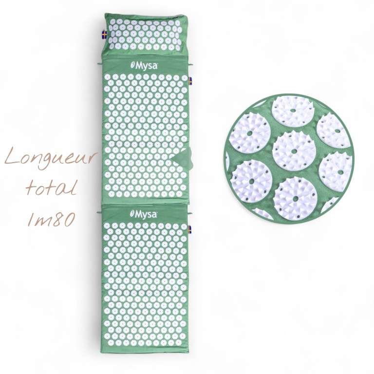 Pack Thermo Mysa Duo – Tapis d’acupression + Coussin chauffant