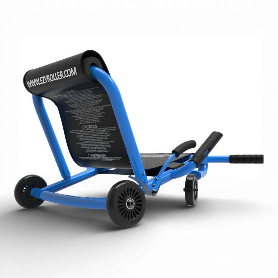 EzyRoller Classic bleu, kart ludique pour enfant qui avance en serpentant