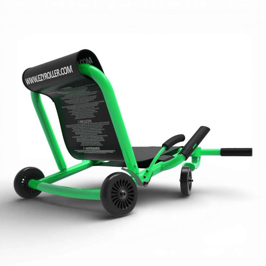 EzyRoller Classic vert, kart ludique pour enfant qui avance en serpentant