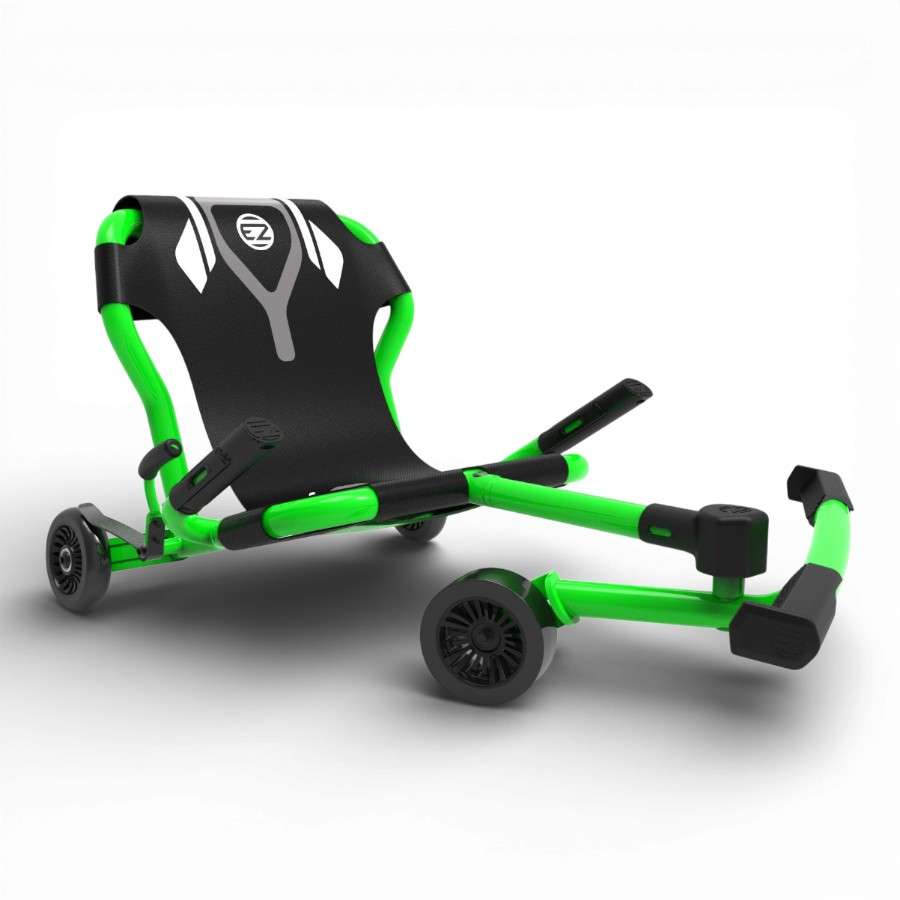 Ezyroller Classic X vert – kart sans pédales pour enfants avec siège ergonomique et cadre robuste.