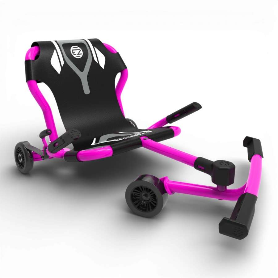 Ezyroller Classic X rose – kart sans pédales pour enfants avec siège ergonomique et cadre robuste.