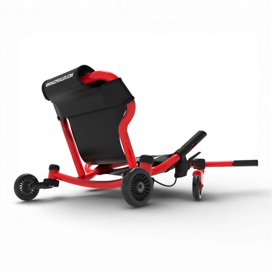 arrière du siège confortable en toile du EzyRoller drifter x ROUGE
