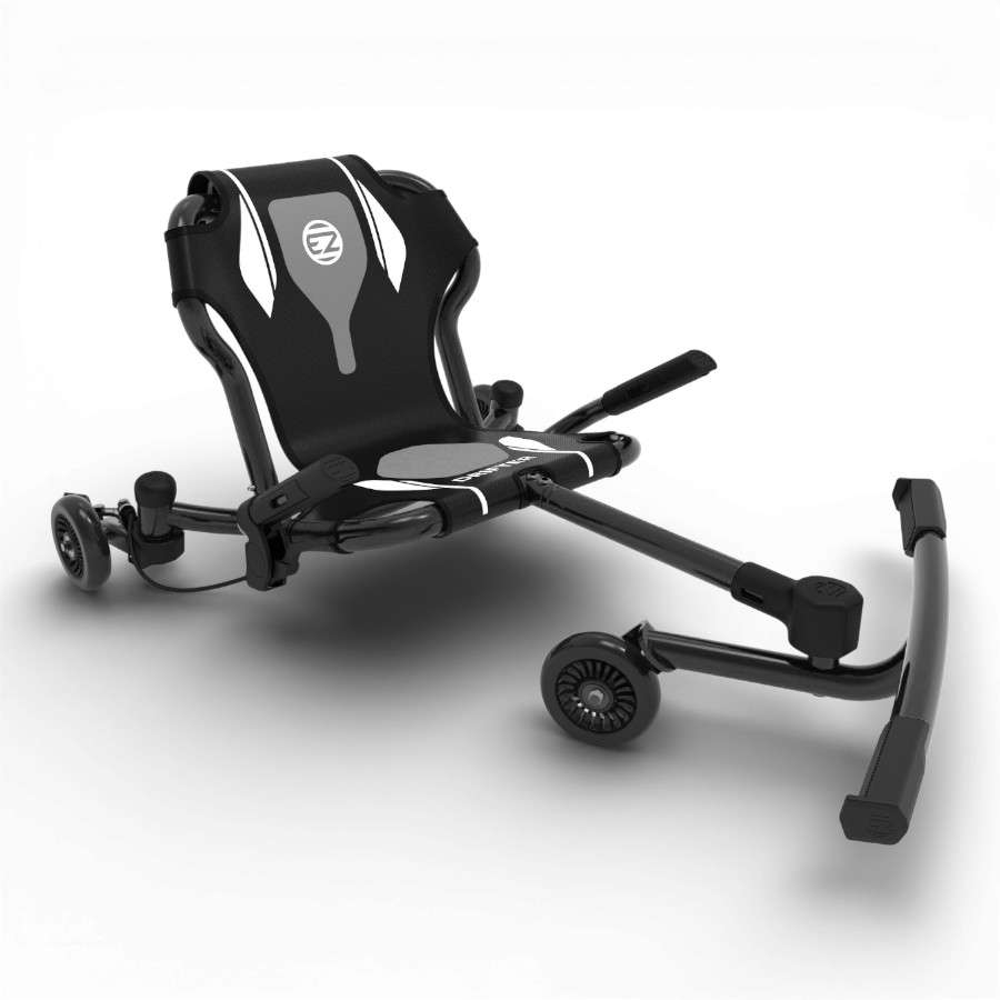EzyRoller drifter x noir, kart ludique pour enfant qui avance en serpentant