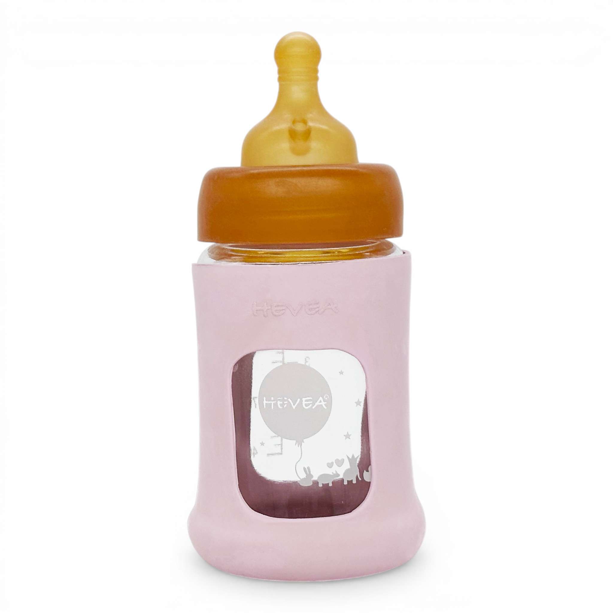 Biberon en verre Hevea col large 150 ml