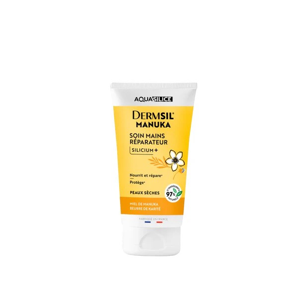 Soin Mains Réparateur Dermsil Manuka Silicium+ – Aquasilice