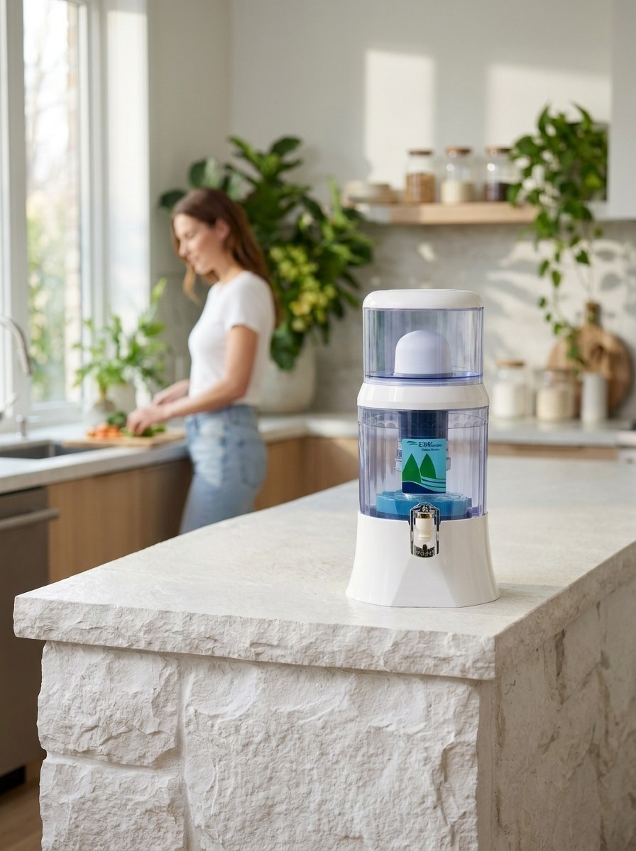 Fontaine EVA 700 PLC – 7 Litres Filtration par Gravité