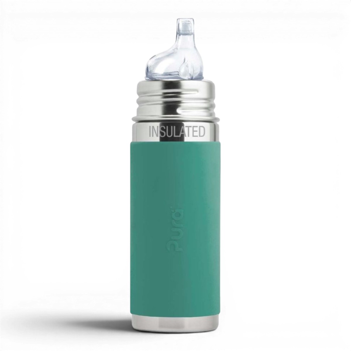 Pura insulated sippy bottle 260ml + Mint sleeve