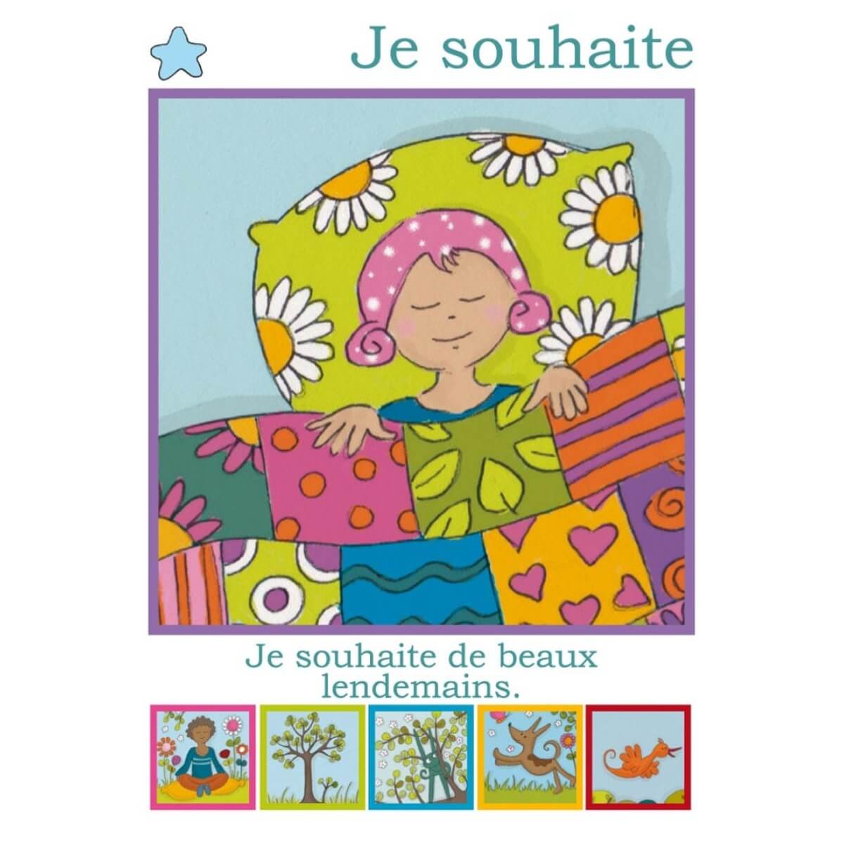 Carte du jeu Philo Famille invitant lenfant à exprimer ses souhaits et ses rêves
