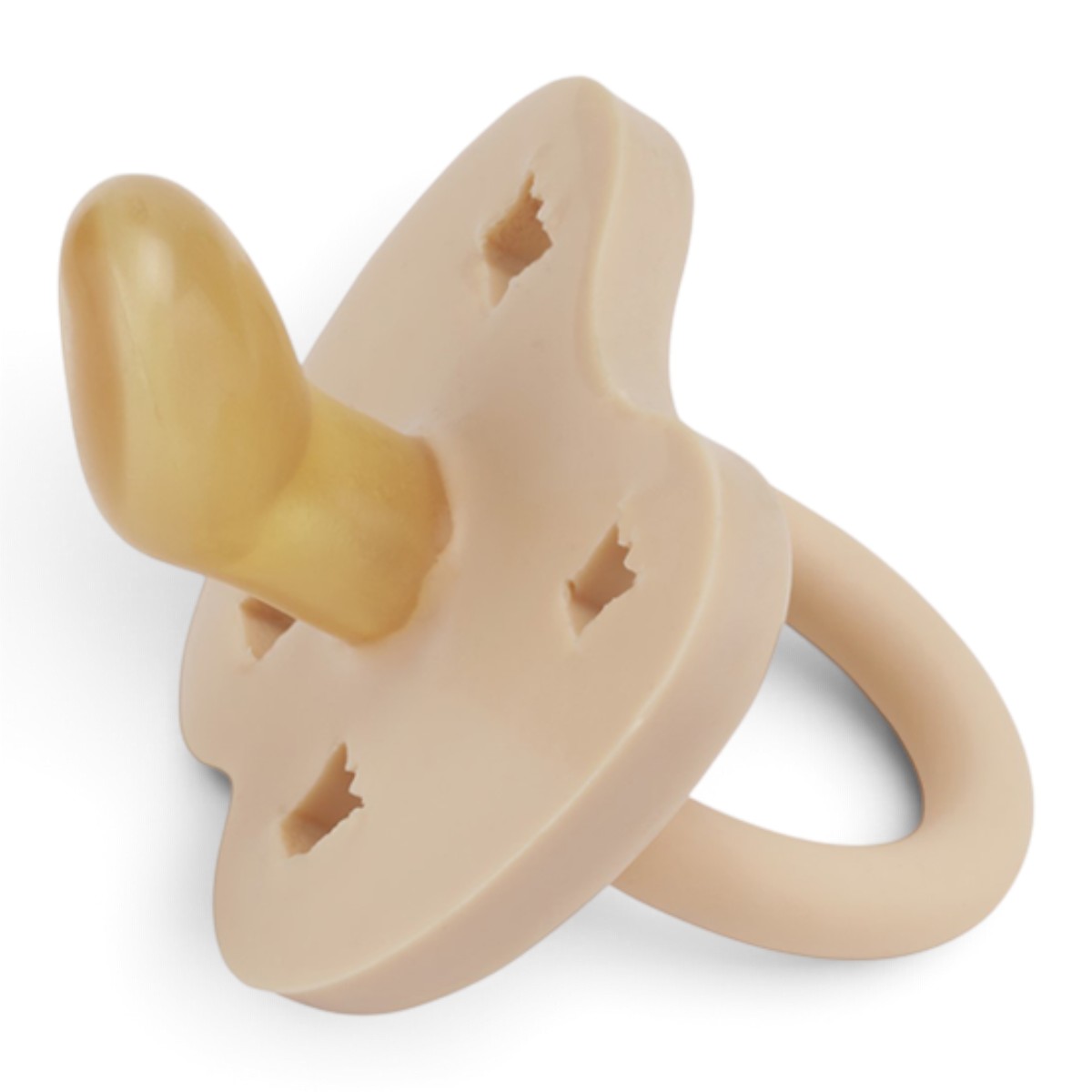 Tétine Hevea Planet physiologique 3-36 mois Sandy Nude vue de profil