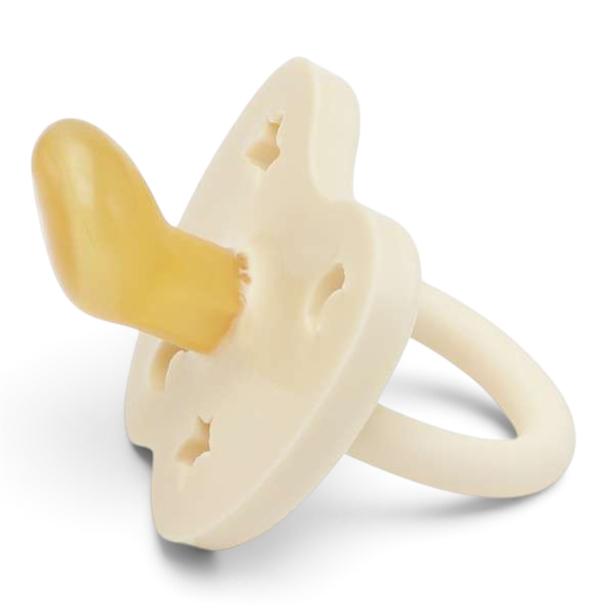 Tétine Hevea Planet physiologique 3-36 mois Milky White vue de profil