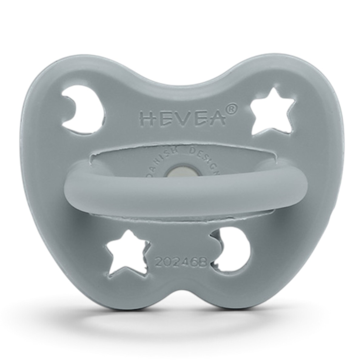 Tétine Hevea Planet physiologique 3-36 mois Gorgeous Grey vue du bouclier