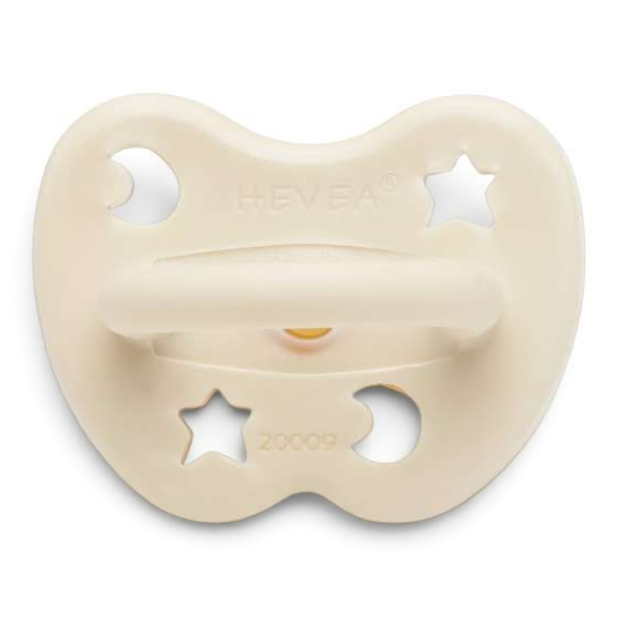 Sucette Hevea 0-3 mois Milky White en caoutchouc naturel