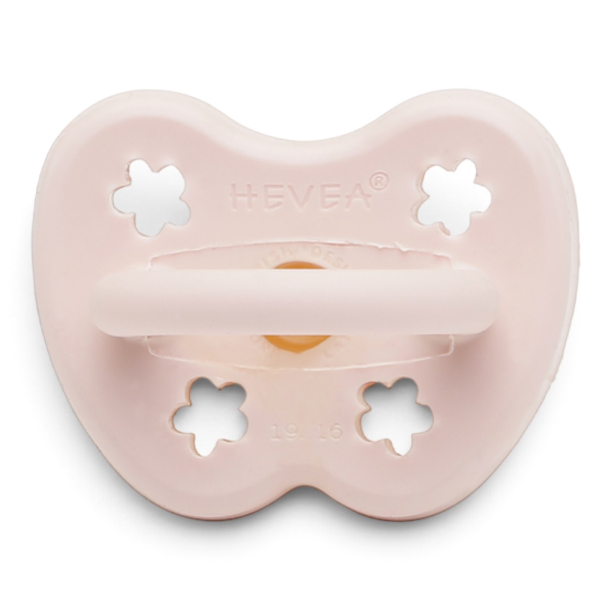 Tétine bébé Hevea 0-3 mois Pink Powder