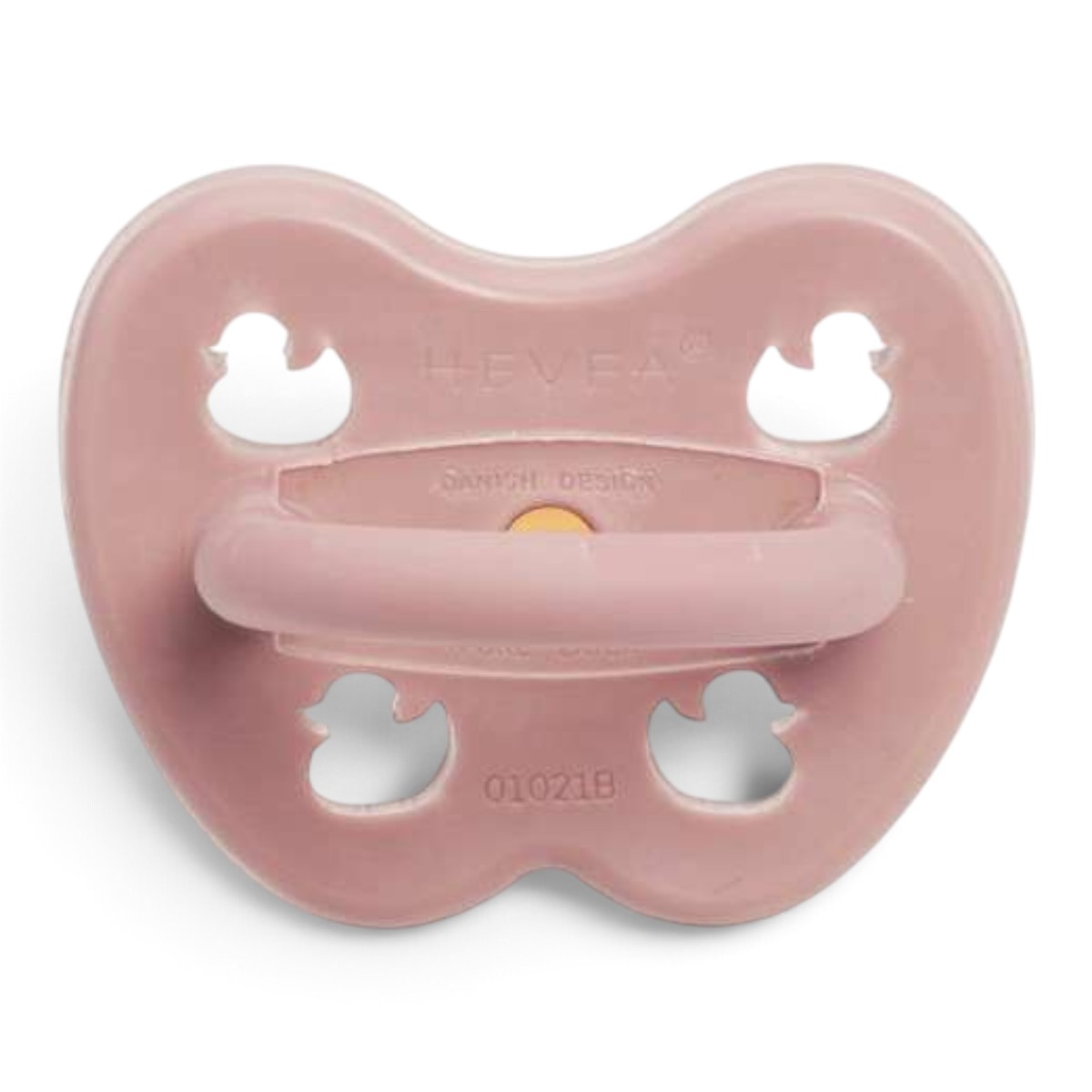 Tétine HEVEA Baby Blush Round 3-36 mois en caoutchouc naturel