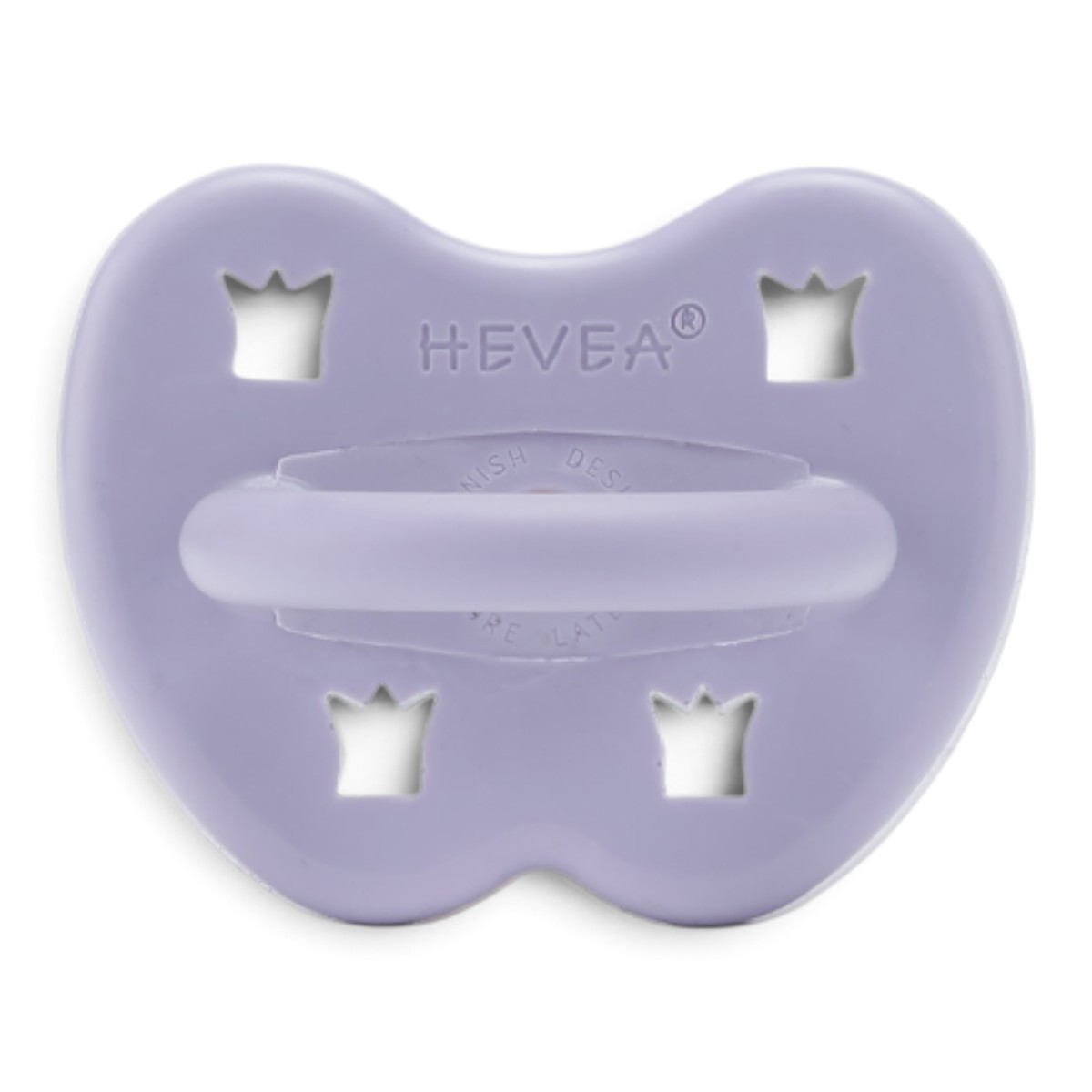Tétine HEVEA Dusty Violet Round 3-36 mois en caoutchouc naturel