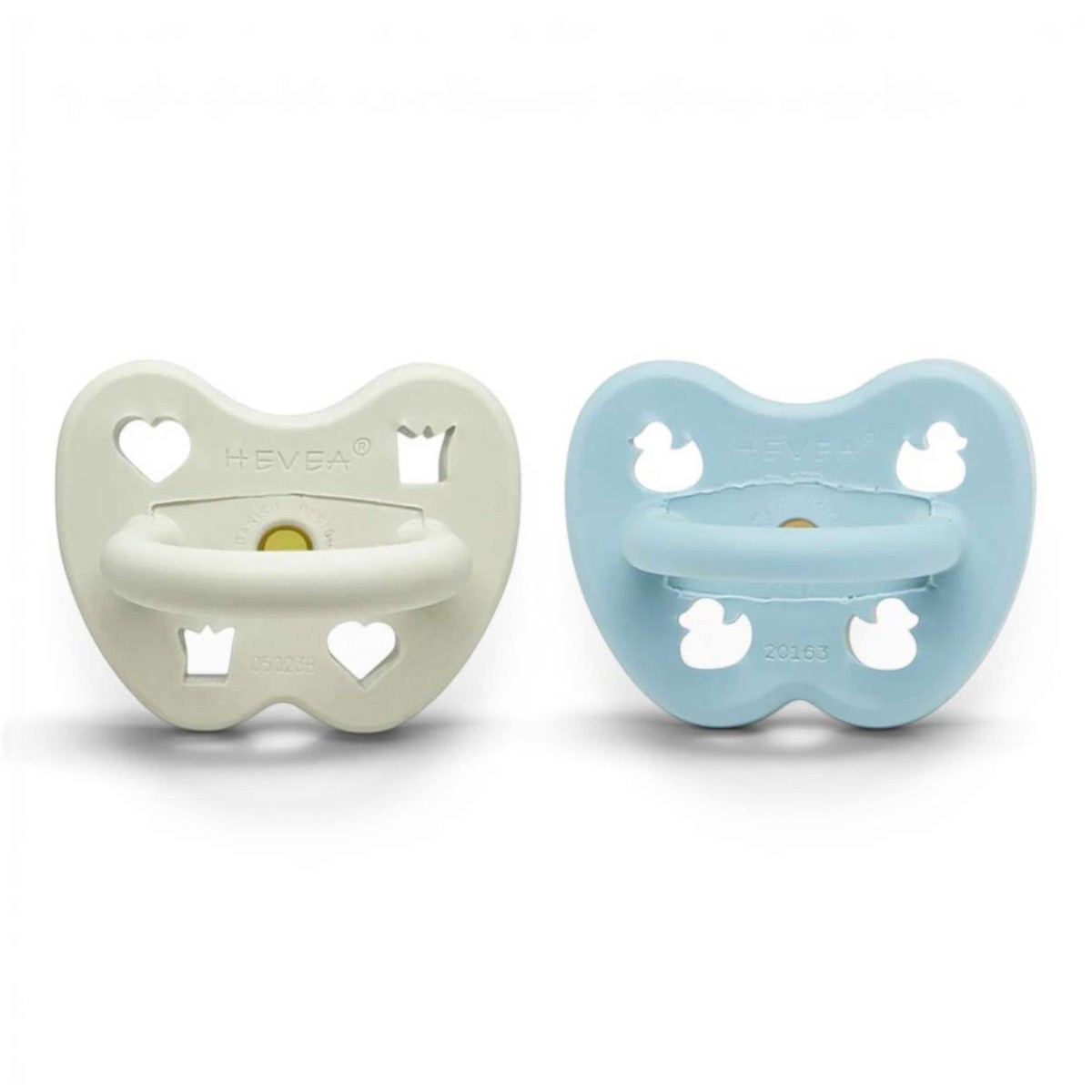 Lot de 2 Tétines Hevea capri_soft_pebble
