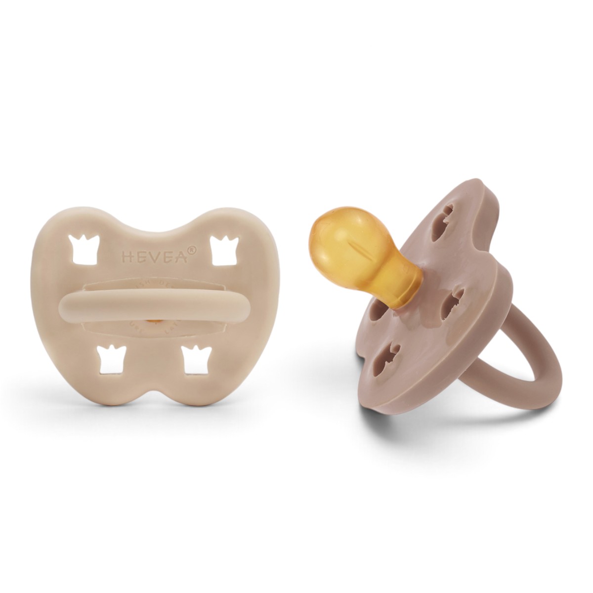 Lot de 2 tetines naturel  ronde - 3-36  Sand and Tan Beige