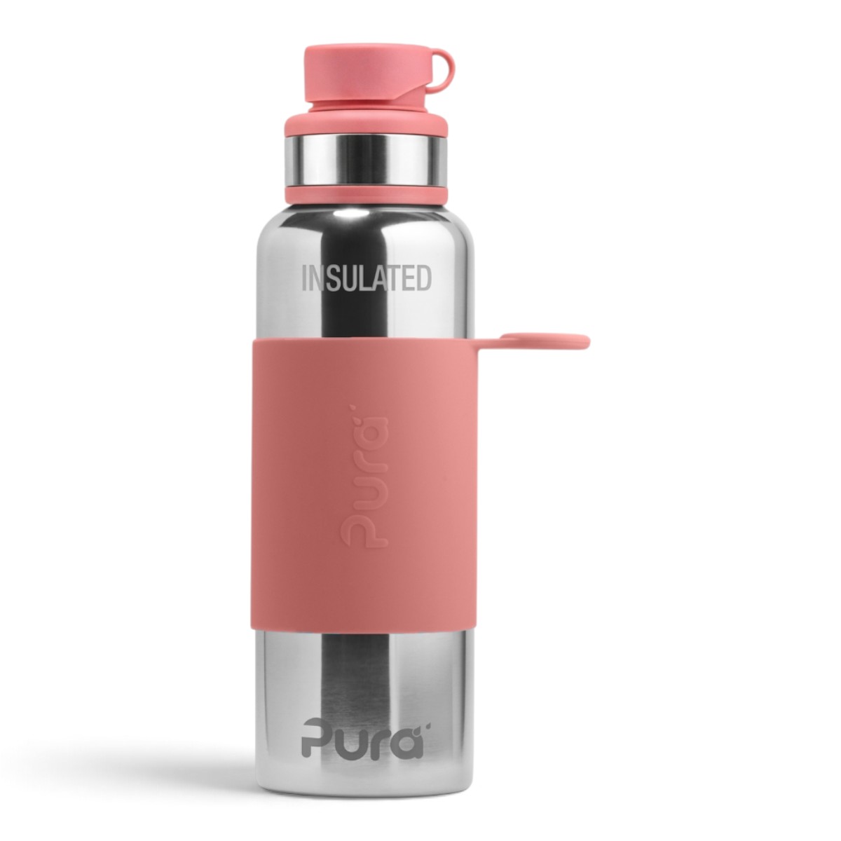 gourde pura inox 650 ml rose PU-I22C1-BMR_1