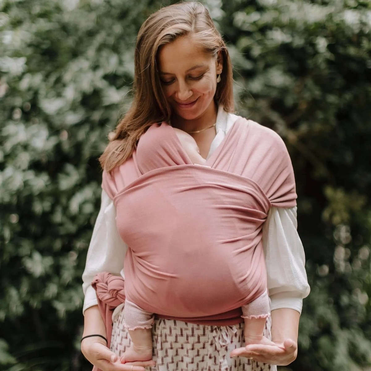 Boba Wrap Dusty Pink écharpe de portage douce pour bébé