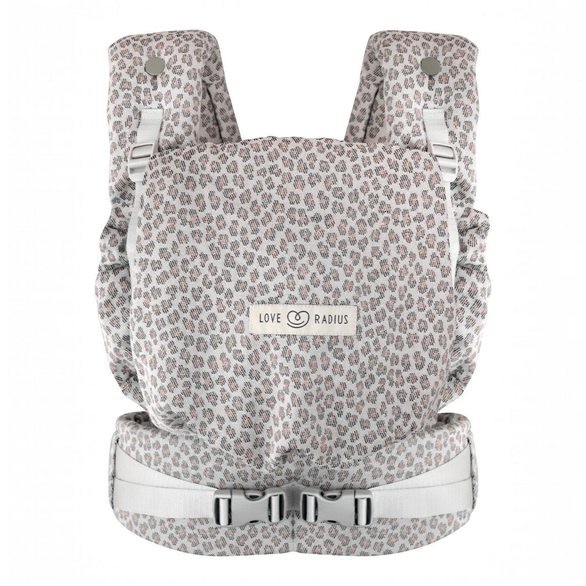 Porte-bébé PhysioCarrier 2 Leopard Love Radius vue de face