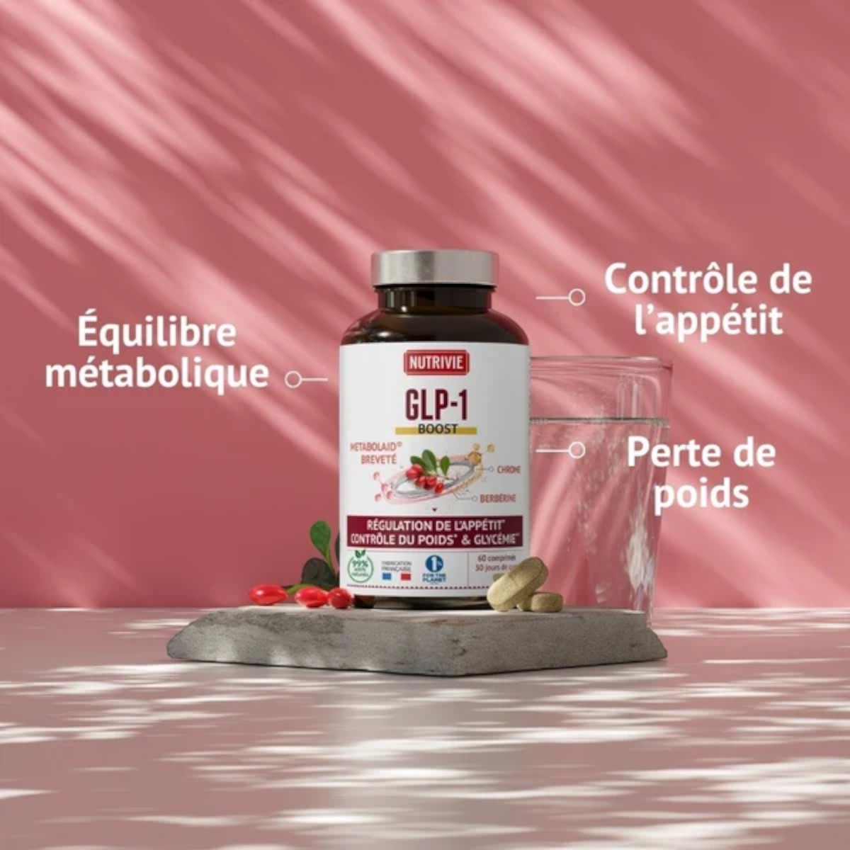 GLP-1 Boost Nutrivie  bienfaits sur le contrôle de lappétit, léquilibre métabolique et la gestion du poids
