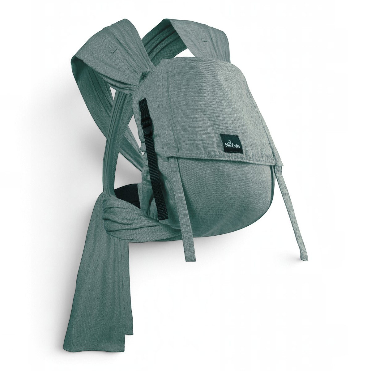 Porte-bébé Mei Tai Ptit Evo Néobulle coloris Eucalyptus, vue produit