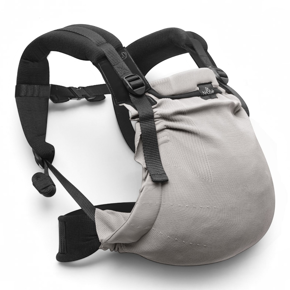 Porte-bébé préformé My Néo Néobulle coloris Gris, vue produit