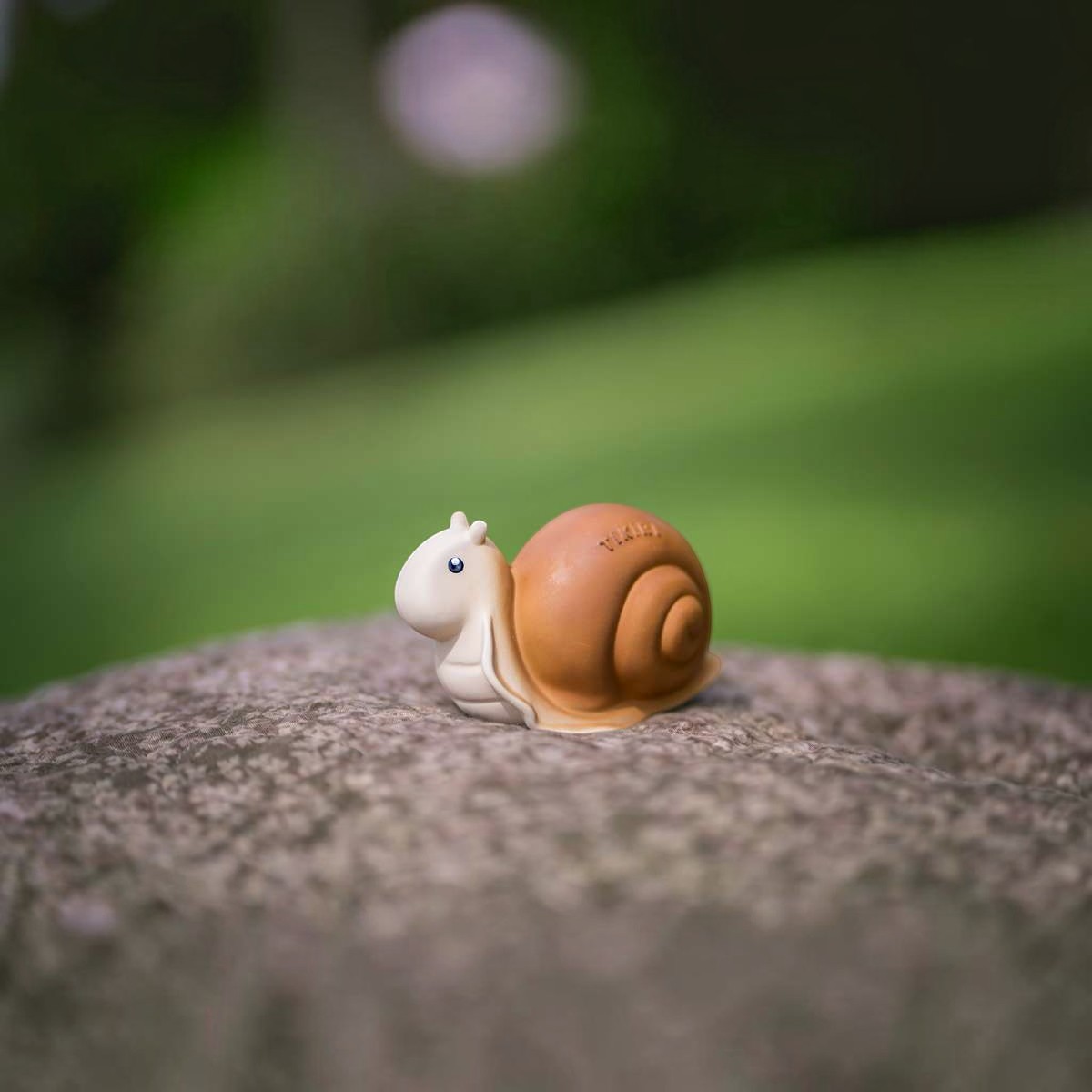 mon premier animal du jardin  jouet en caoutchouc naturel - escargot