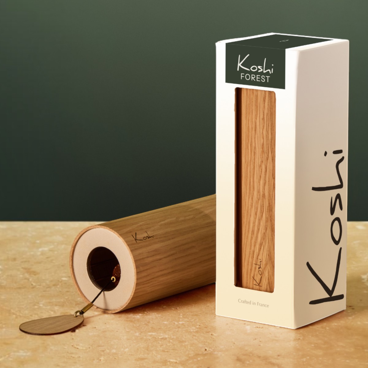 1. Carillon Koshi Forest avec son emballage Earth Symphony
