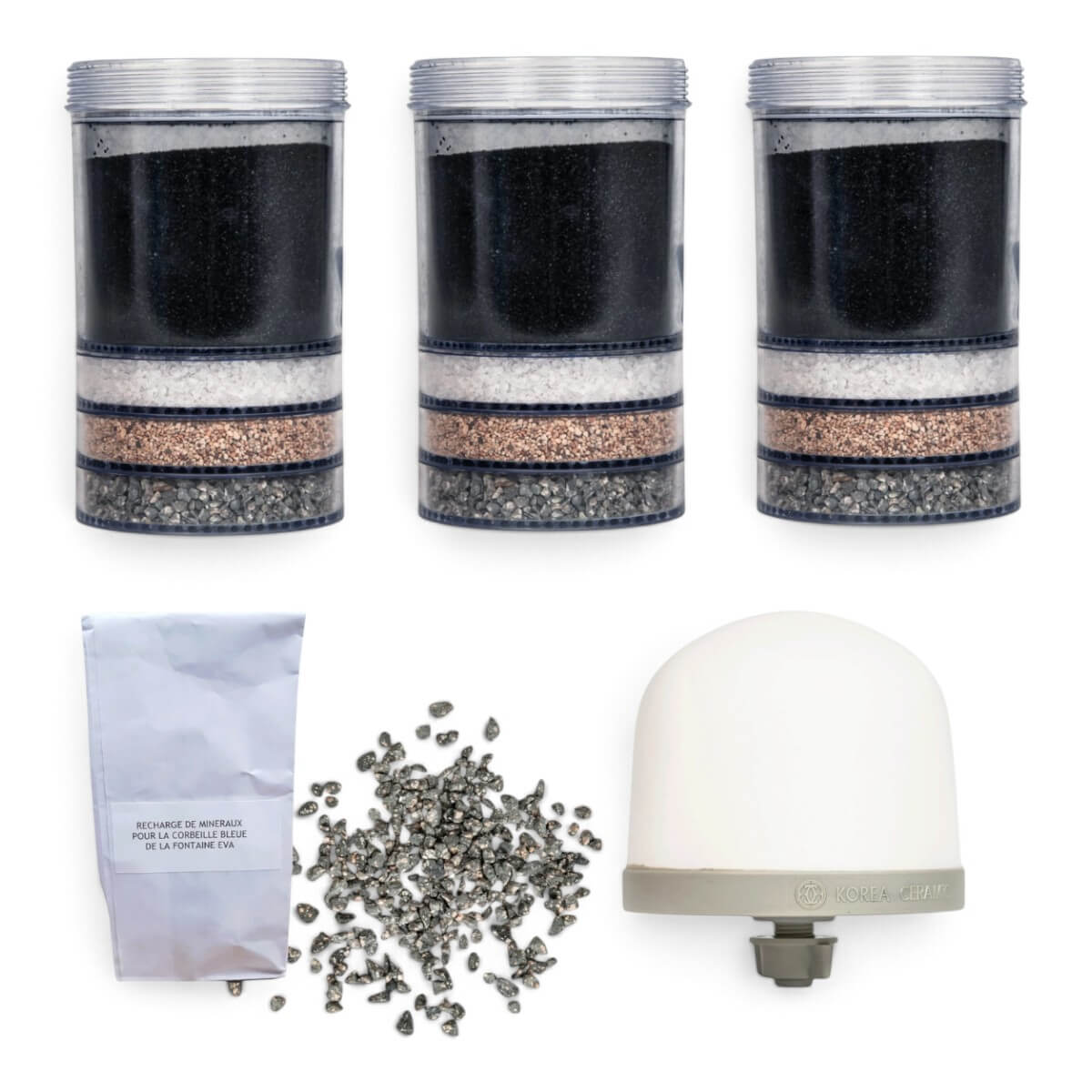 Kit Complet Filtres Fontaine Eva