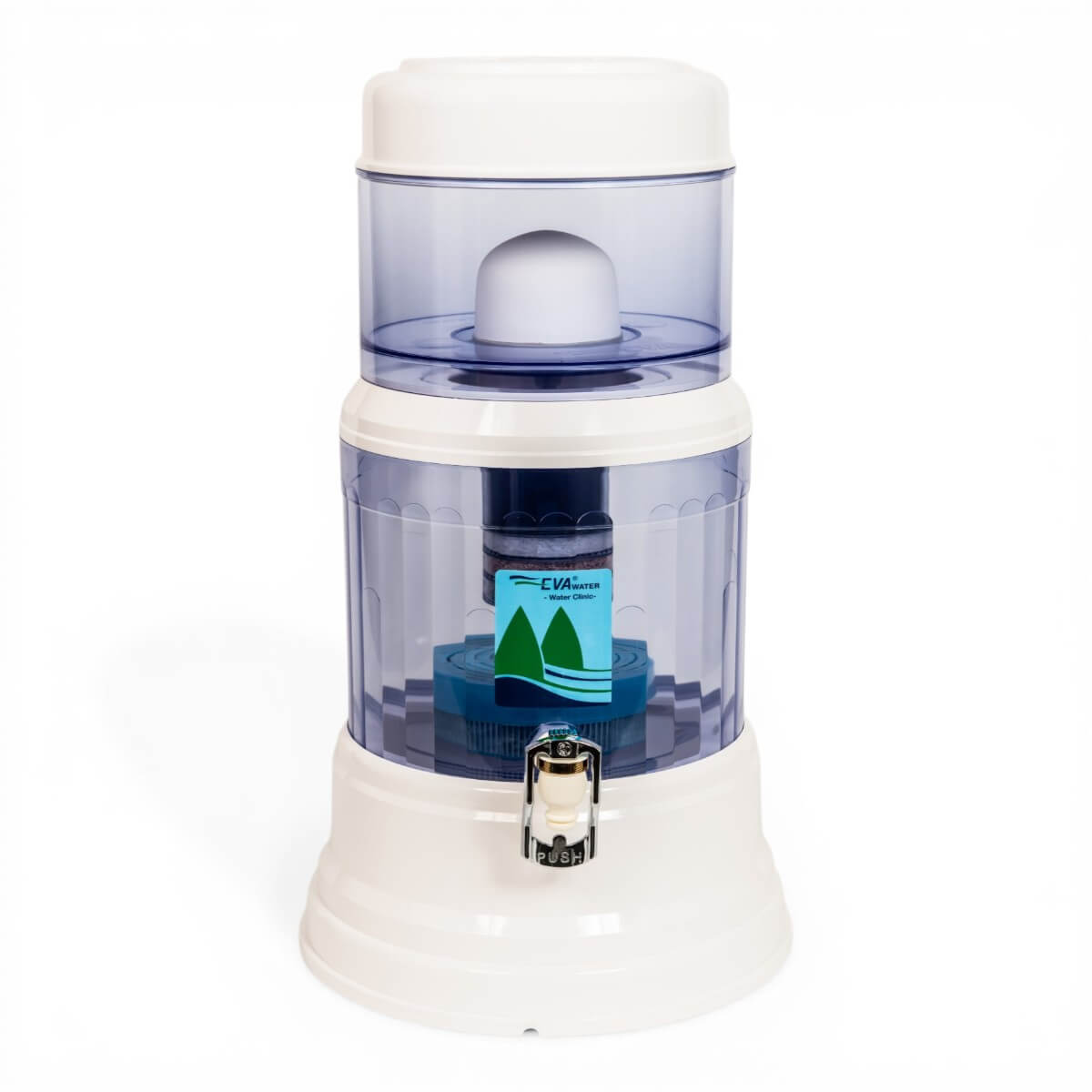 Fontaine EVA 12 litres 1200 PLC – la fontaine filtrante familiale, blanche ou noire