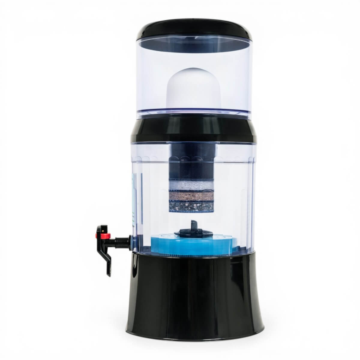 Fontaine EVA 700 NGB noire – 7 litres, eau magnétisée et dynamisée