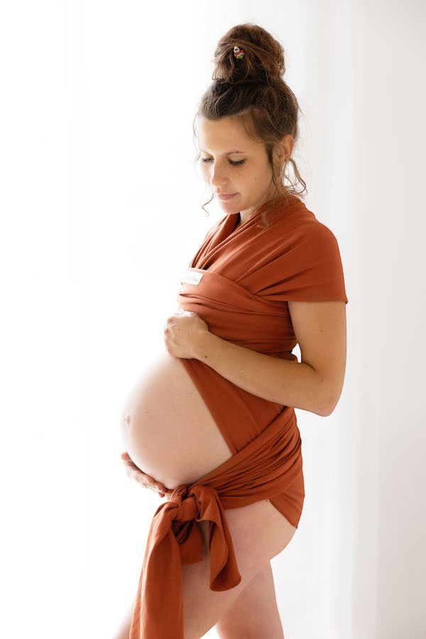 écharpe Basic Love Radius Fauve en coton Biologique