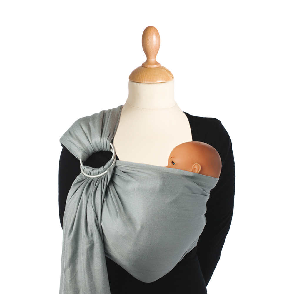 Écharpe De Portage Bébé Coracorps - Sling Physiologique Sans Nœud Ajustable Jusqu'à 15kg