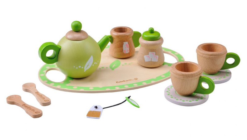 service à thé - Everearth - jouet en bois