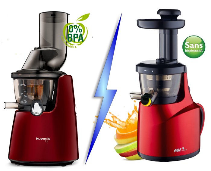 Comparatif extracteur de jus vertical  : Kuvings ou ABE