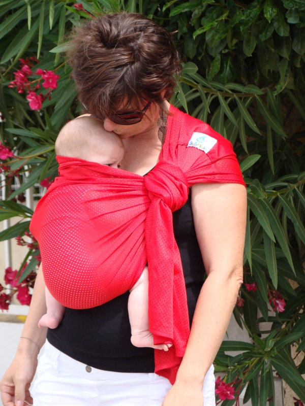 porte-bebe sling sukkiri rouge