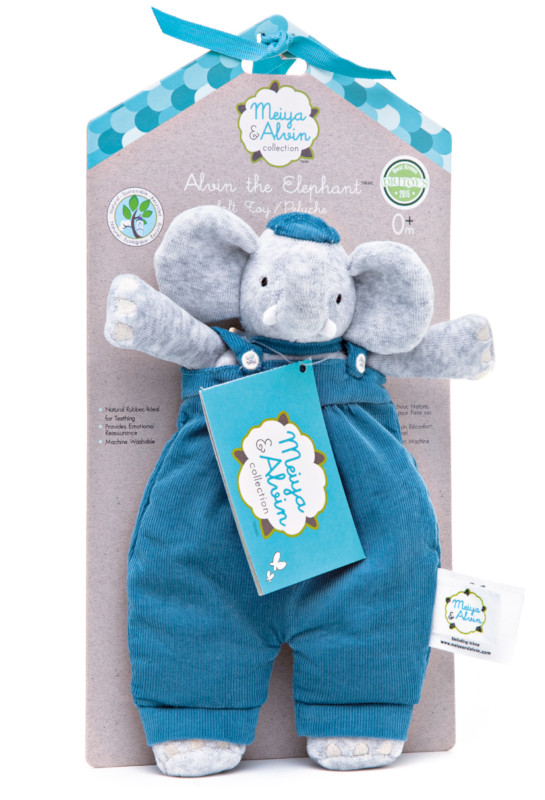 Doudou Éléphant  Meiya et Alvin