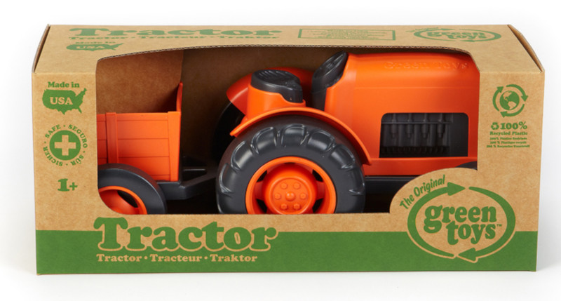 Tracteur Orange Green Toys - boite