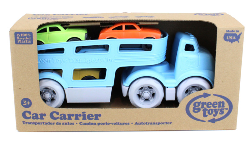 camion transporteur de voiture - Green Toys - boite