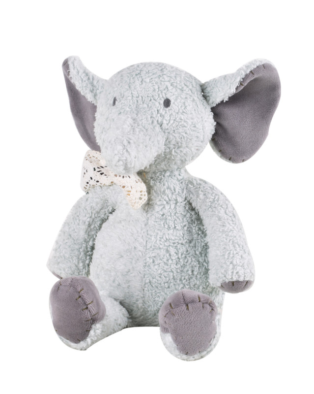 tikiri peluche éléphant collection coton biologique